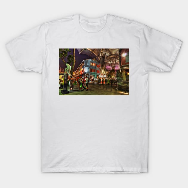 Entrance to Clarke Quay - Singapore T-Shirt by holgermader